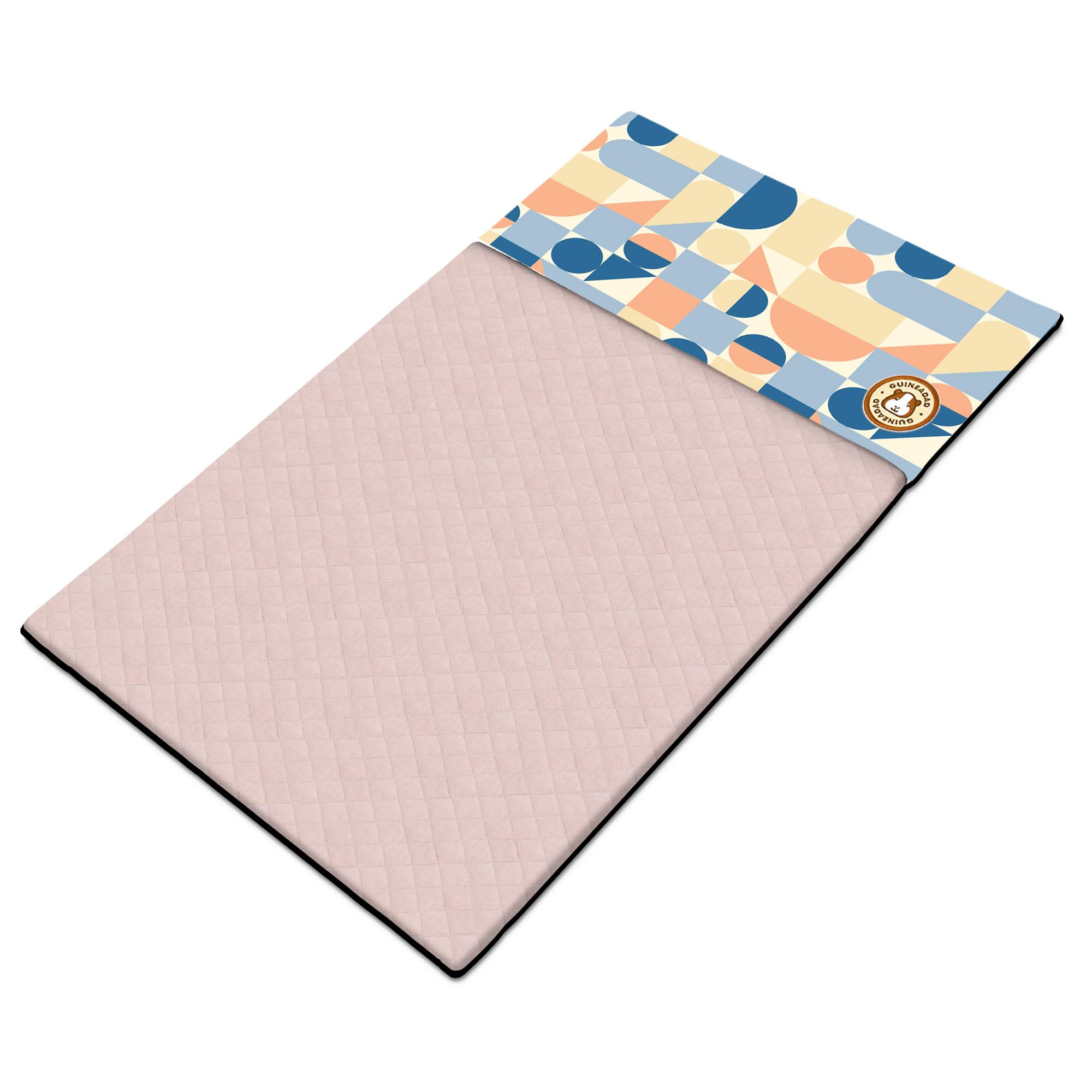 GuineaDad Premium Liner – Fleece Guinea Pig Cage Liner – Ultra-Plush Reusable Fleece Bedding with Waterproof Bottom – Extra Absorbent Liner for 2x4 C&C Cage (Cotton Candy)