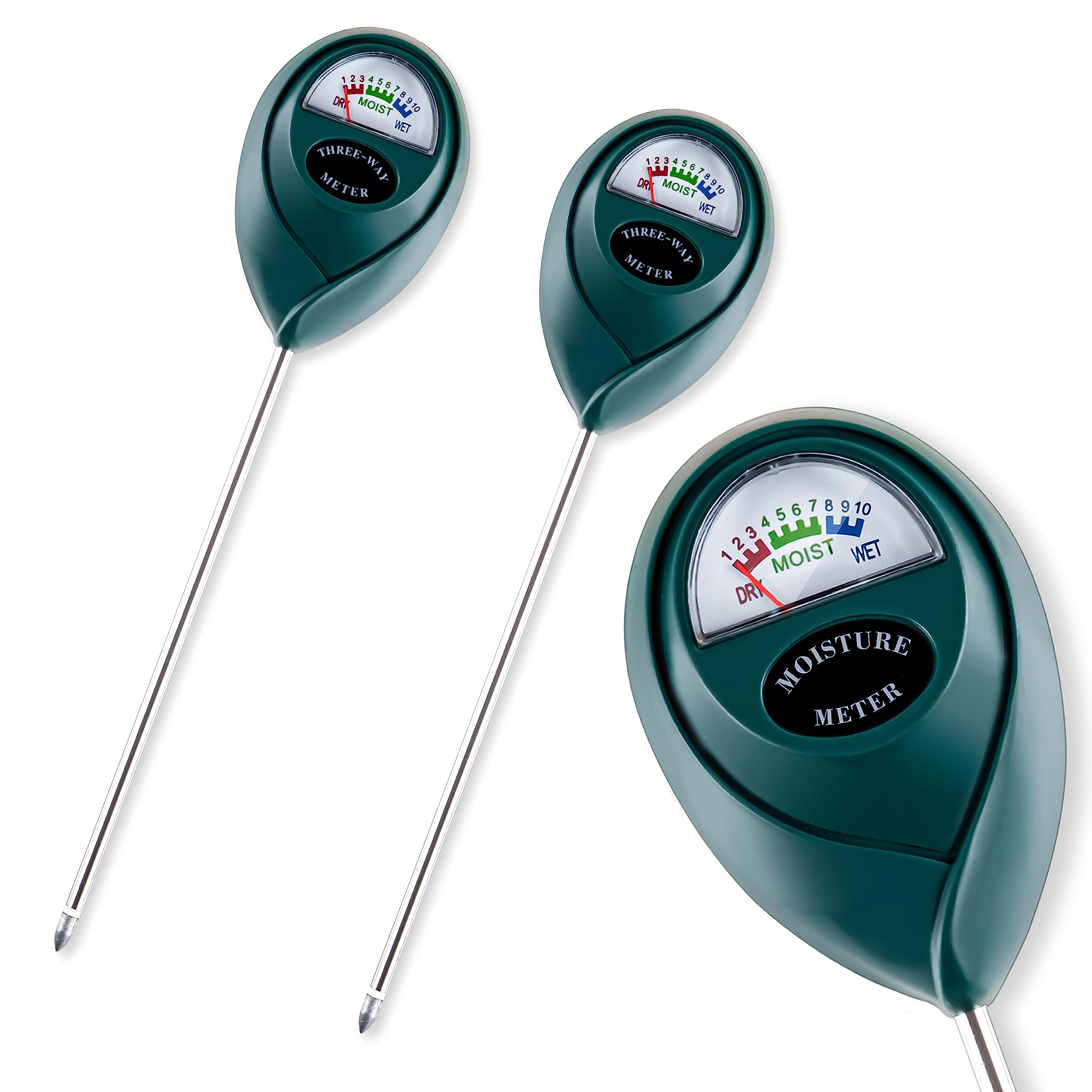 Tennedriv Green 2-Pack Moisture Meter