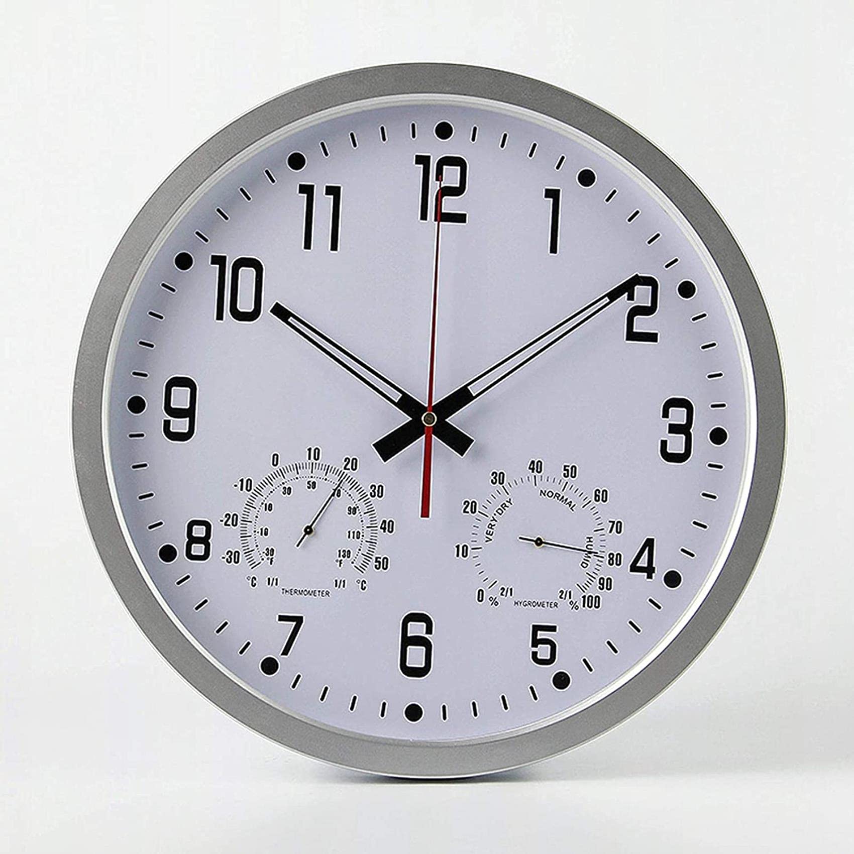 Buy Outdoor Garden Wall Clock, 14 Inch Large Waterproof Garden Clock