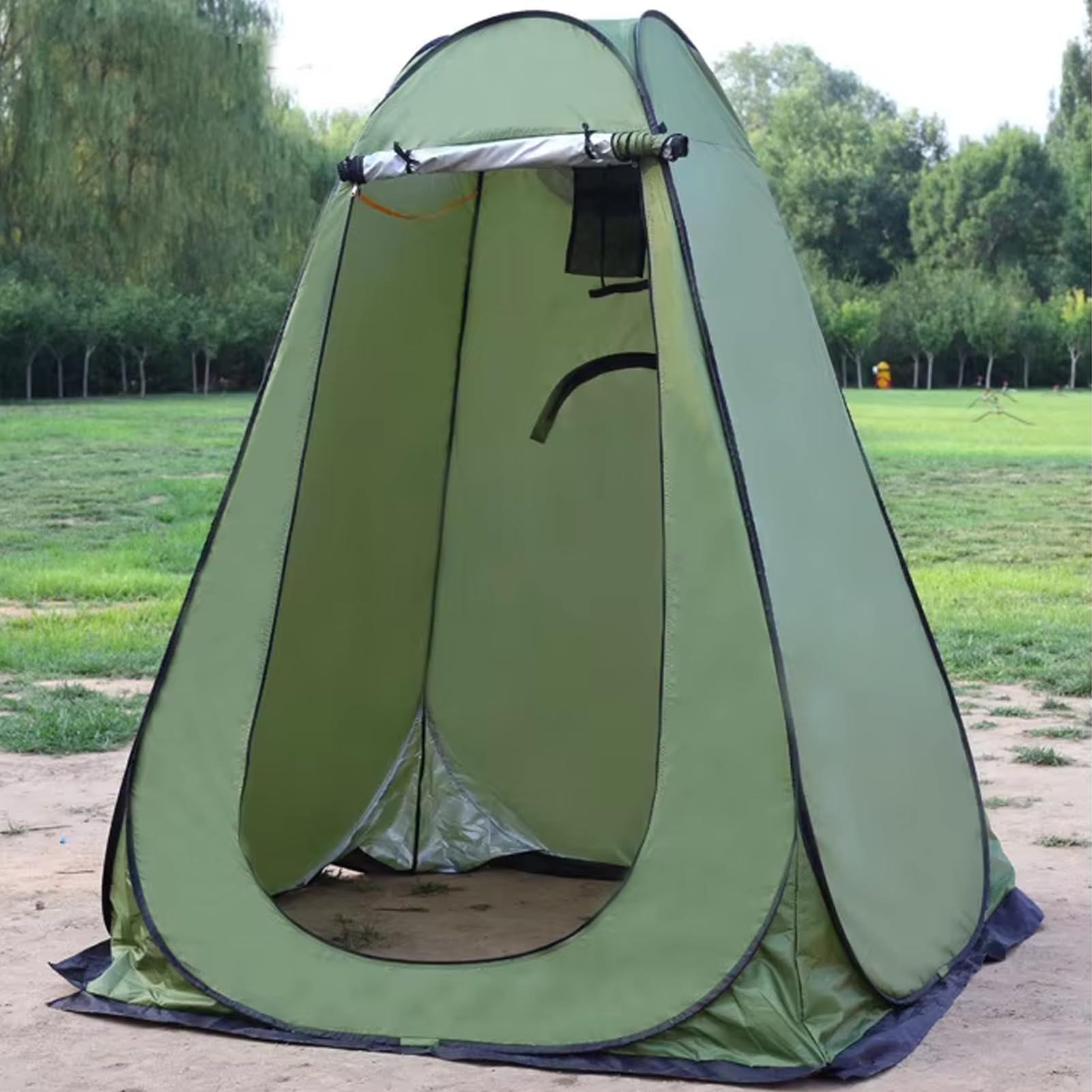 Campingzelt, Pop-Up Duschzelt,Toilettenzelt,Umkleidezelt,47.24 * 47.24 * 74.80in,Tragbar Mobile Umkleidekabine für Outdoor Wandern Strand Inklusive Tragetasche & Zubehö