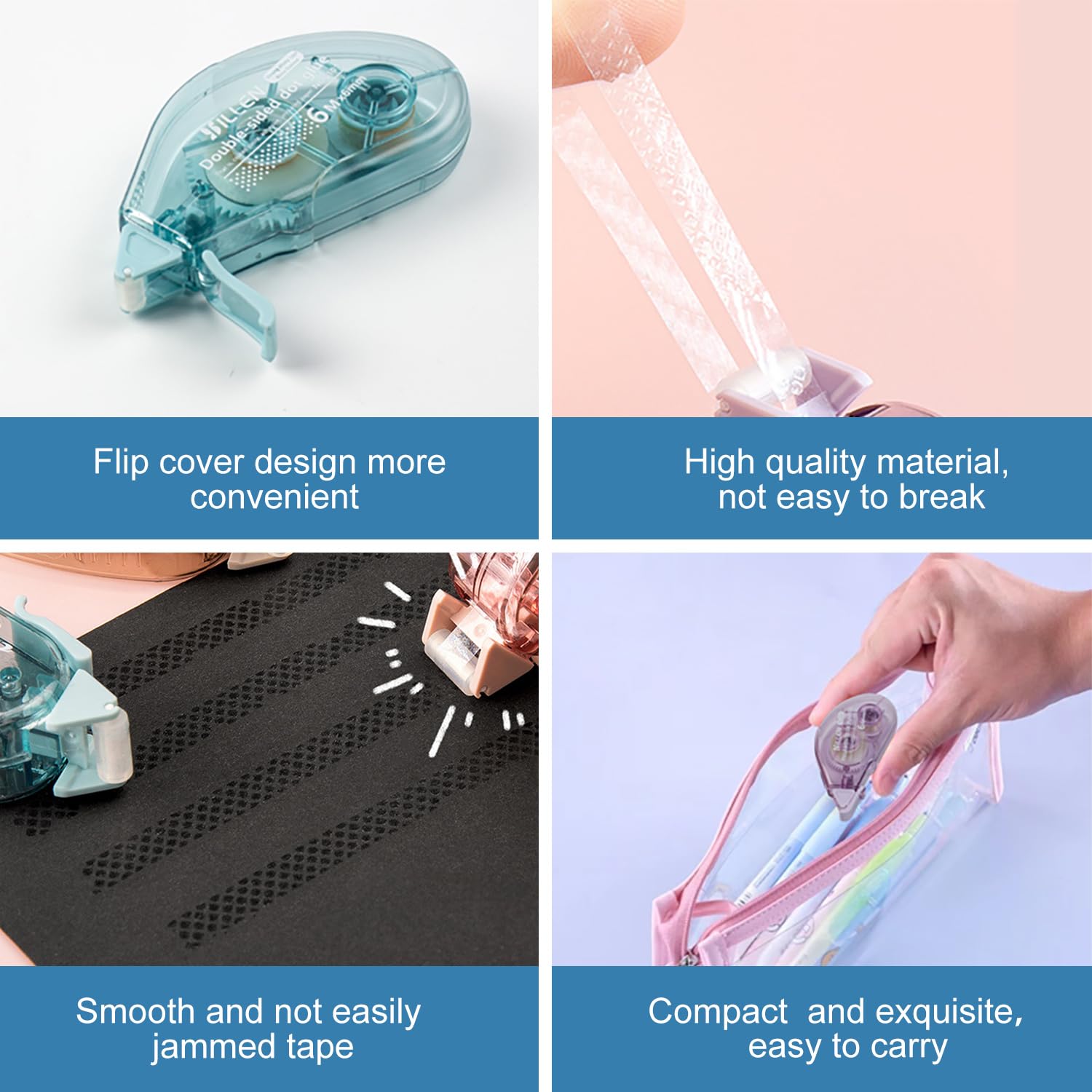 12 Pièces Rouleaux Roller De Colle, Roller Ruban Adhésif