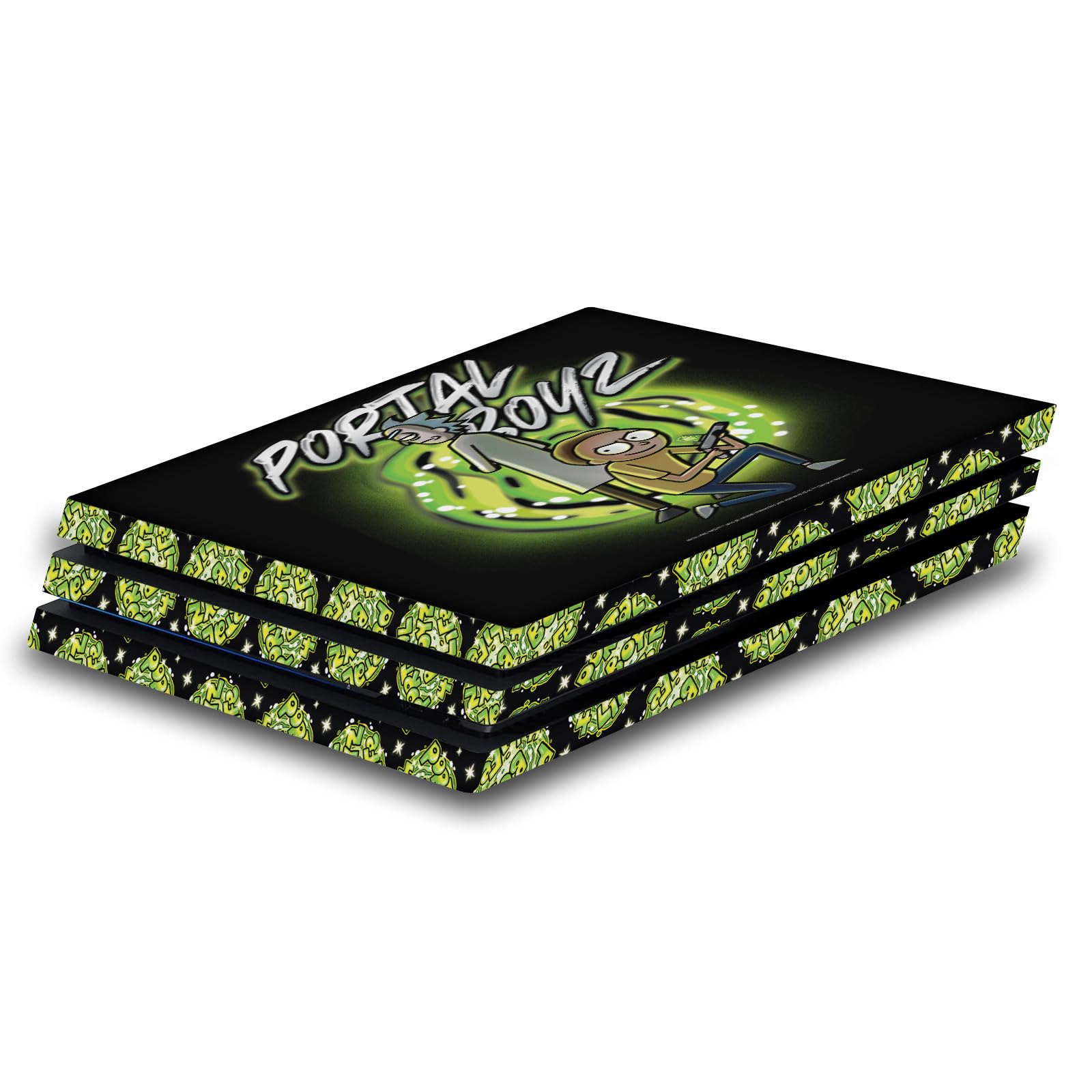Peau Autocollant PS4 Pro Rick and Morty Vinyle Head Case Designs - 7