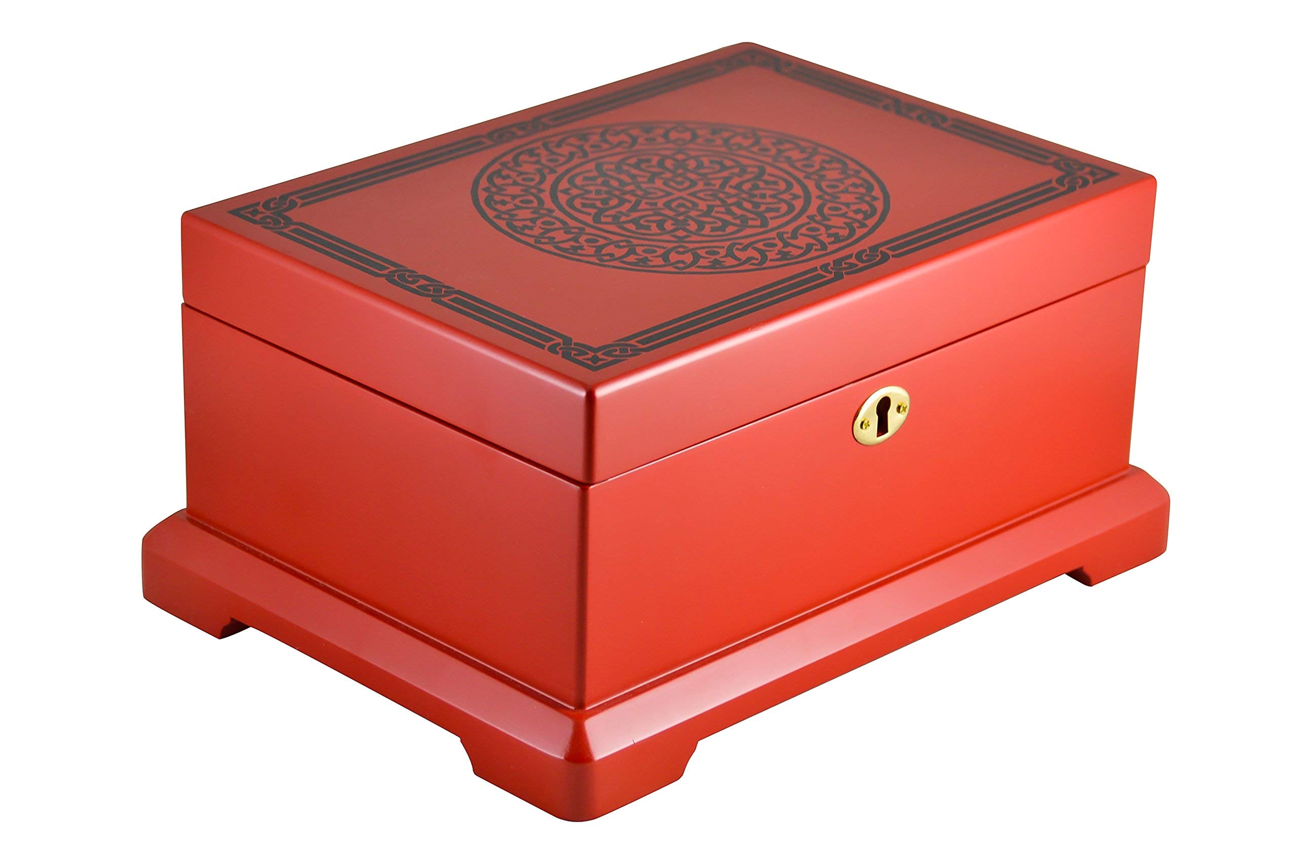 Le Grande Jewelry Box | Unique, High End Antique Wooden Jewelry Case/ Holder/ Organizer Impeccable Traditional Vintage Design| Ideal Jewelry Storage Container