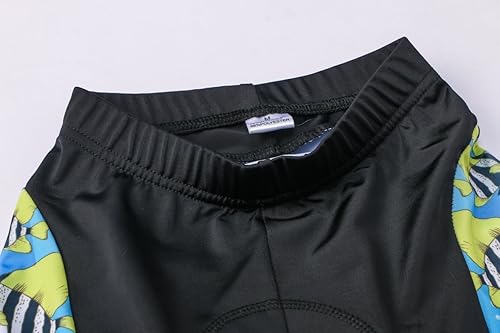 Miniatura 6 de Camiseta de ciclismo para niños, manga corta, caricaturas, para bicicleta de montaña, conjunto de camisetapantalón corto para niñas y niños