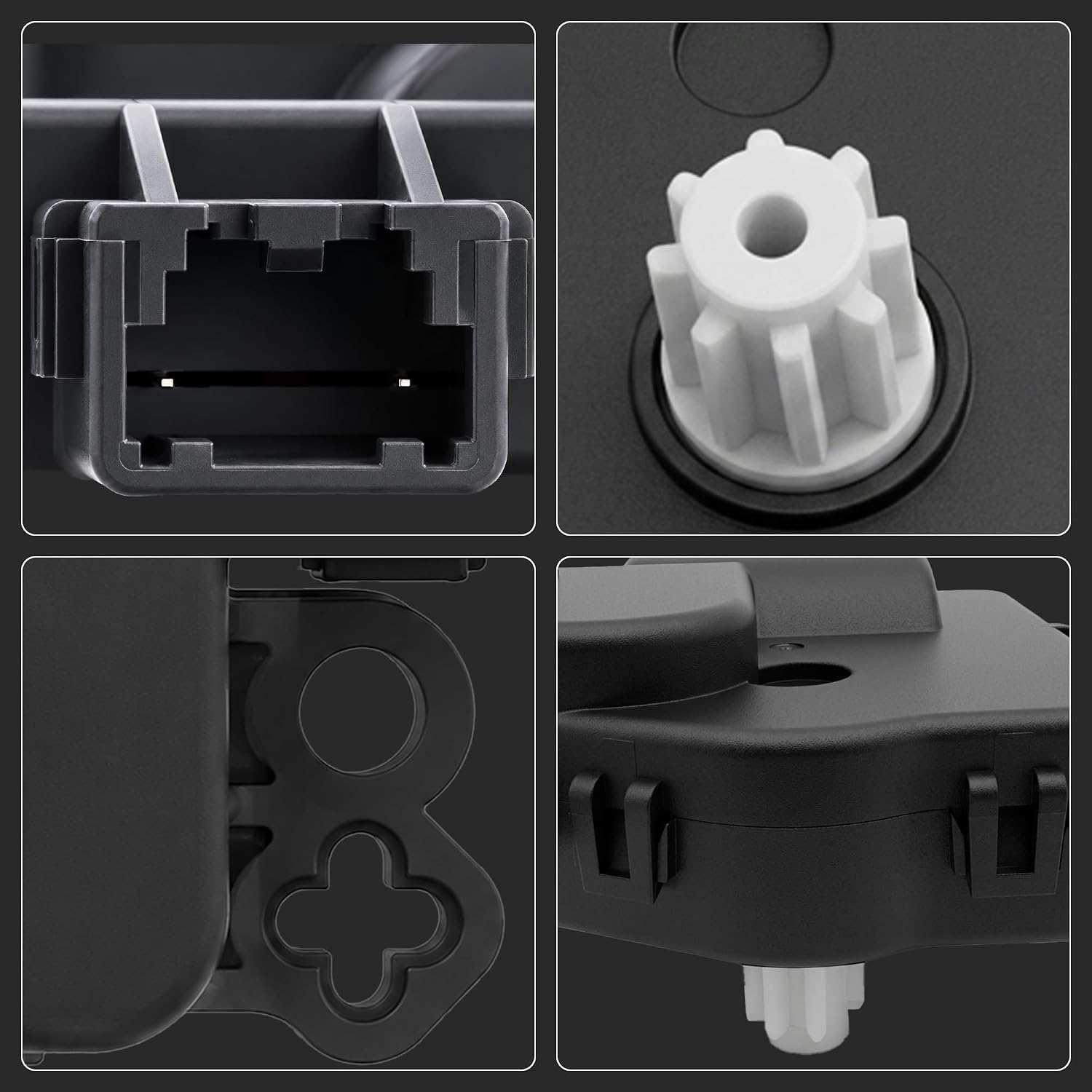 HVAC Blend Door Actuator, Replaces OE 604-024,68033337AA,68031977AA,68238243AA,1L2Z19E616BA, for 2008-2019 Chrysler 300,Town & Country,Dodge Charger,Challenger,Grand Caravan,Magnum,2008-2010 Dakota,20