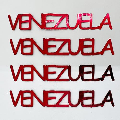 Miniatura 2 de Copa del mundo de confeti - Venezuela jugador de fútbol pelota azul oscuro rojo amarillo - media onza 3389