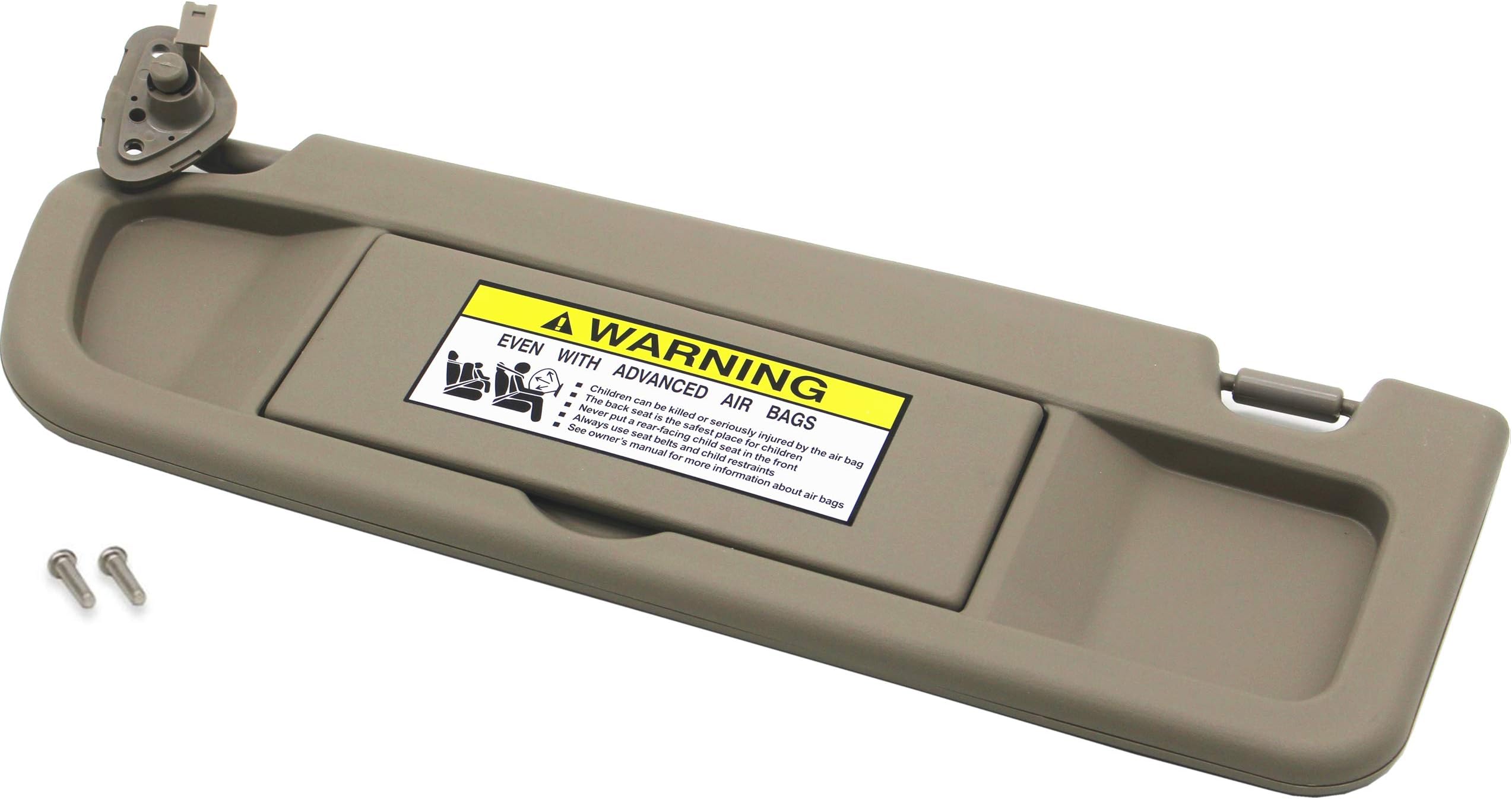 Ezzy Auto Tan Left Driver Side Sun Visor for Honda Civic 2006 2007 2008 2009 2010 2011 EX LX Sedan SI Coupe 83280-SNA-A01ZA