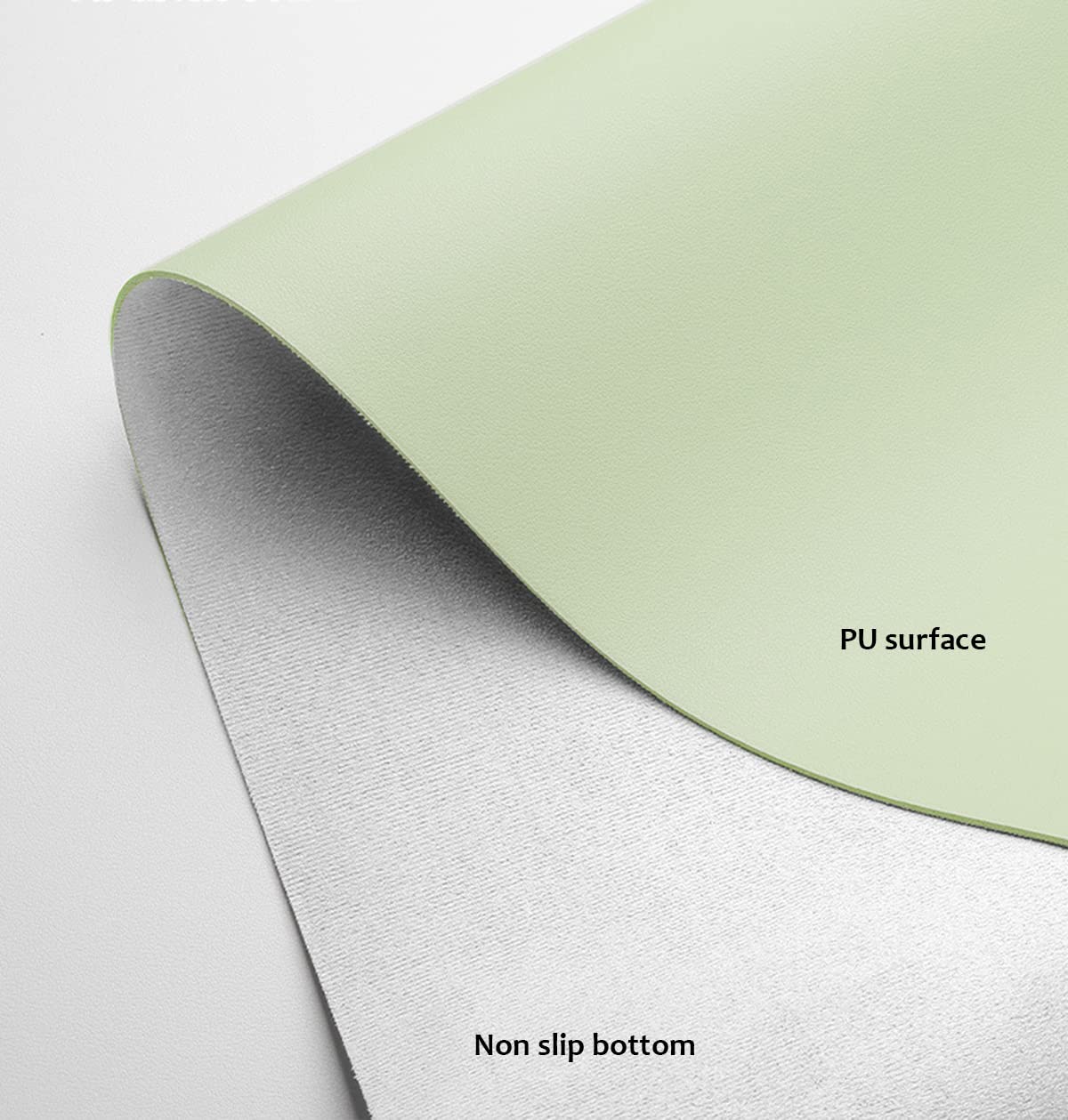 Tappetino da tavolo PU Sottomano per Scrivania Impermeabile 40x80cm Spessore 2mm Albicocca