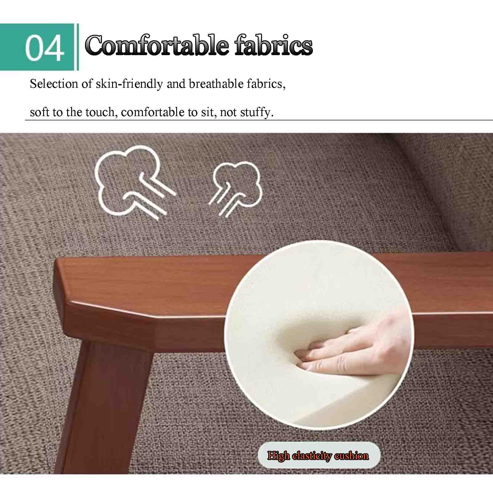 Poltrona ergonomica in legno massello Sedia da ufficio per la casa Sedia da studio per bambini Sedia da computer Sedia da pranzo semplice Levigatura liscia Comfort di seduta Nessun odore (Color : Wal