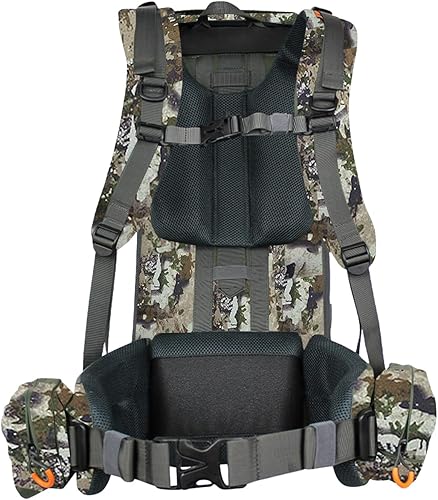 Miniatura 10 de SPIKA Mochila de caza con marco interno, mochila de senderismo impermeable para extensible, 40L + 80L + capacidad