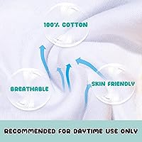 Vista 5 de BIG ELEPHANT Ropa interior de entrenamiento para ir al baño, 100% algodón, absorbente, unisex, pantalones para niños y niñas