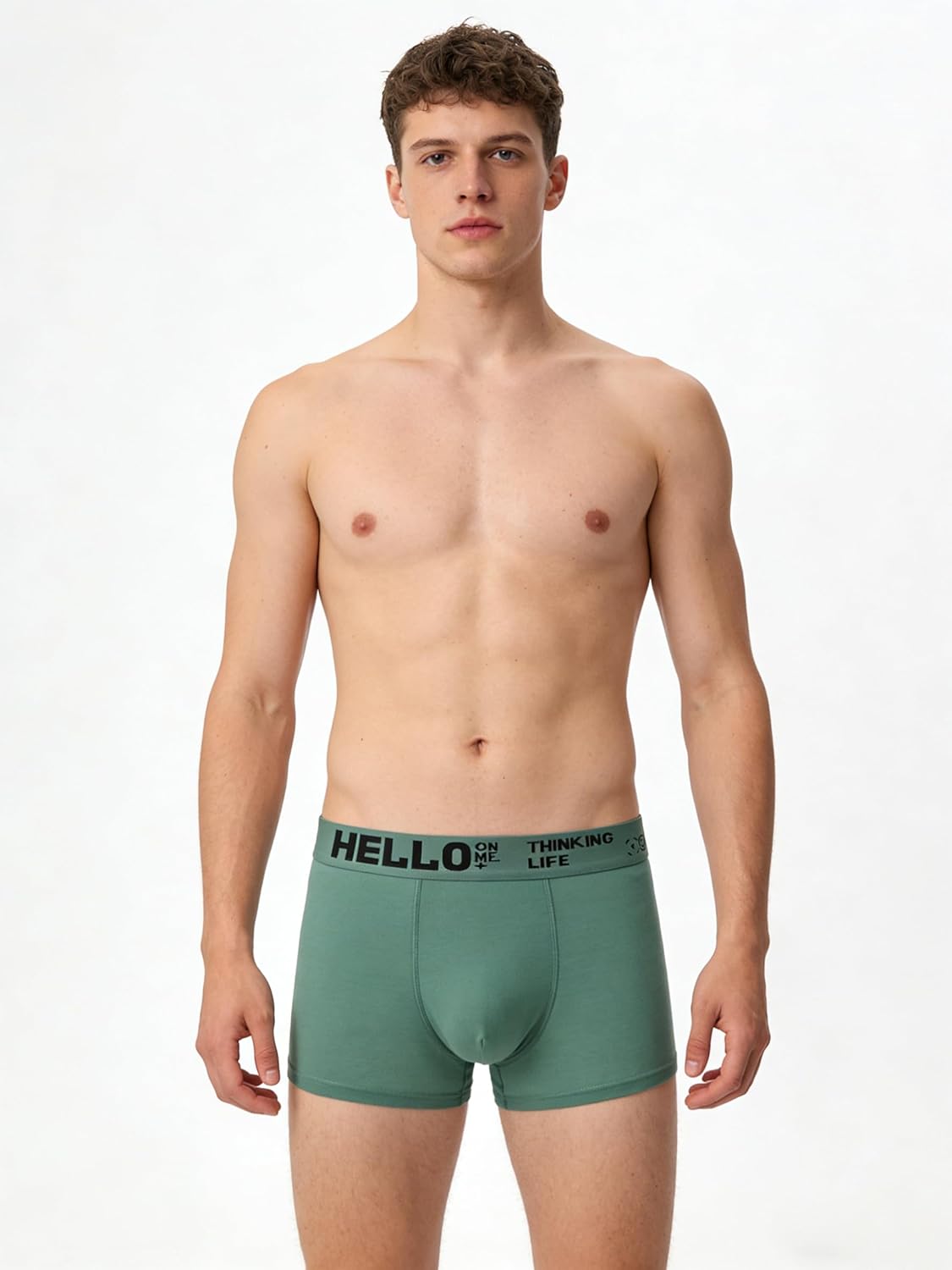 Men's Underwear Cotton Boxer Briefs, 7-Pack, Moisture Wicking Quick-Dry Cotton Underwear for Men Multipack - Image 2