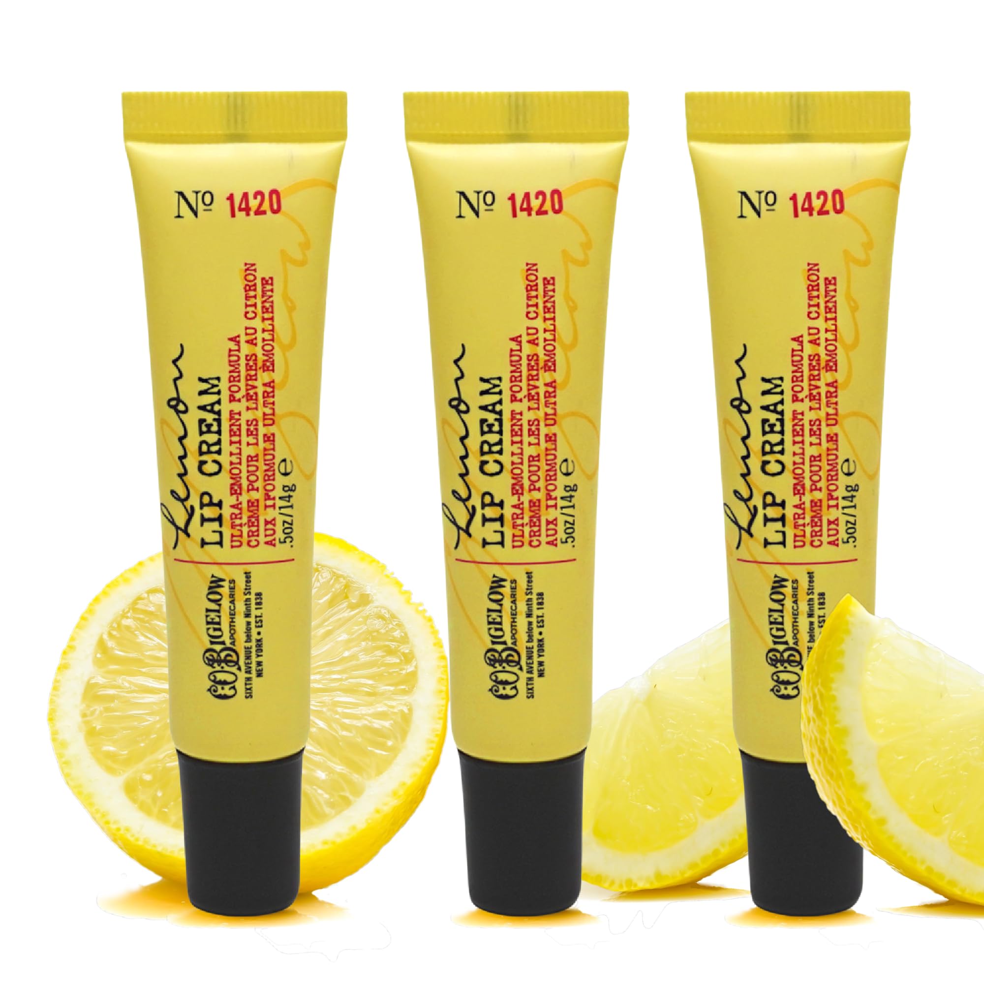 c.o. bigelow lip balm lemon Amazon.com : C.O. Bigelow Lemon Body Cream- No. 005, 32 oz. & Lemon Lip  Cream Trio, 0.5 oz./ 14g each. pack of 3 : Beauty & Personal Care