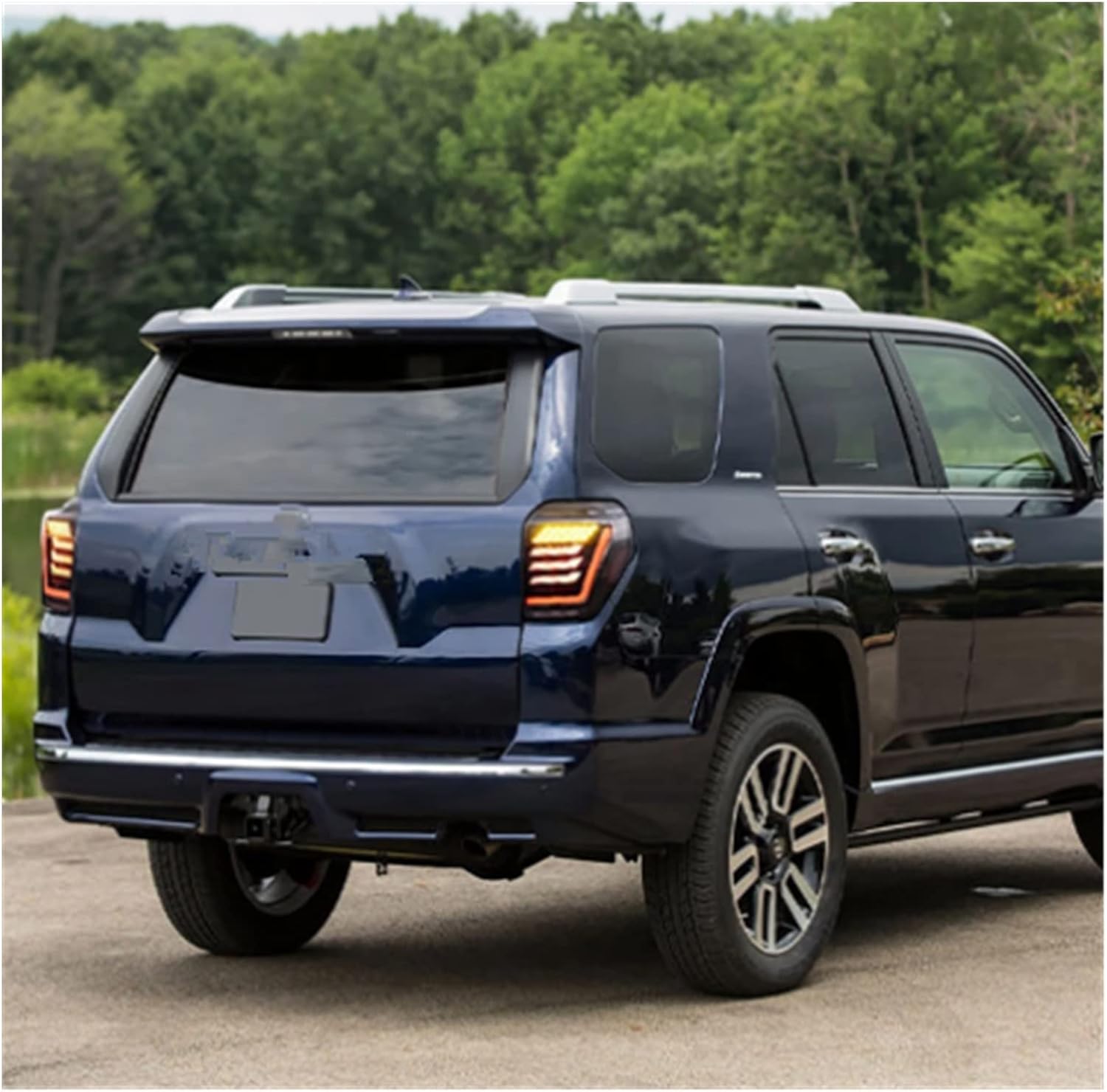 カーテールライトアセンブリ 為に4Runner 2014-2021用シーケンシャルウインカー付きLEDテールランプ