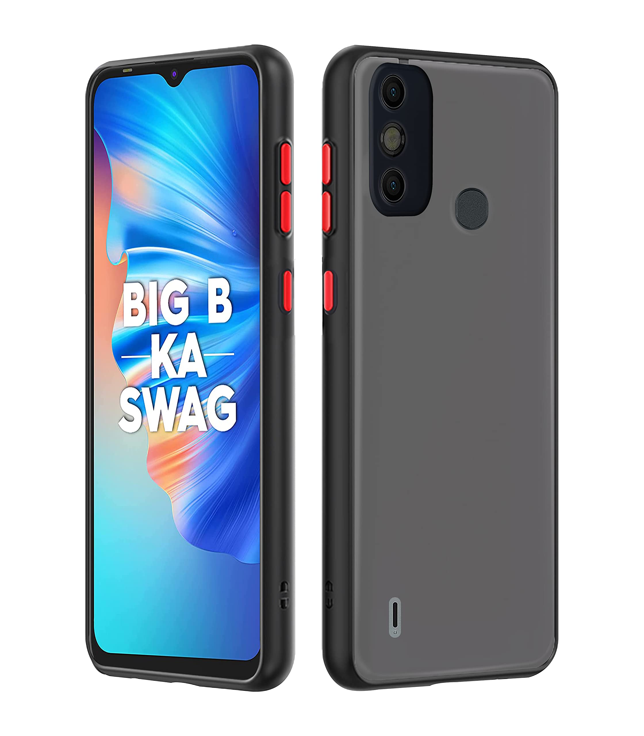 Pikkme Tecno Spark 6 Go Back Cover | Hybrid Smoked Back | Full Camera Protection | Raised Edges | Super Soft-Touch | TPU Bumper Case for Tecno Spark 6 Go (Black) (B09MKGFP71) Amazon Price History, Amazon Price Tracker