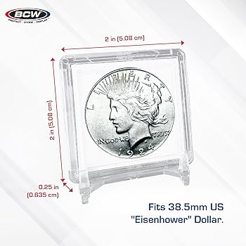 Amazon.com: BCW 2x2 Coin Snap - Dollar - 25ct | Coin Holder