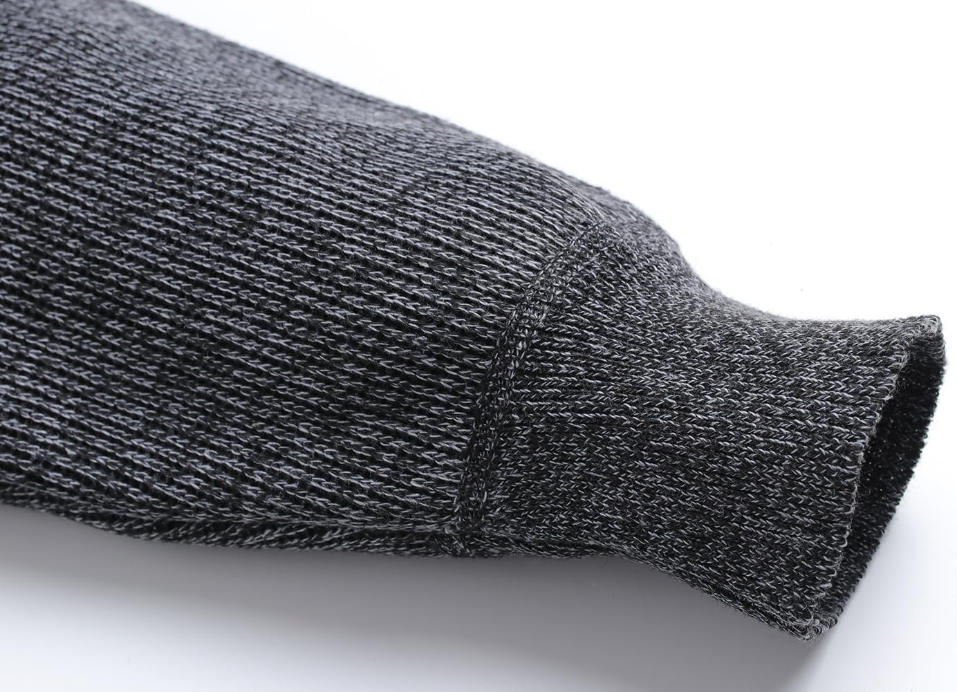 Men's Quarter Zip Sweaters Long Sleeve Fleece Knitted Pullover Casual 1/4 Zip Up Turtleneck Polo Sweatshirts - Image 6