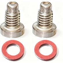 2 Pack Magnetic Drain Screw Plug for Yamaha Outboard Lower Unit Replacement 688-45341-10 18-2374