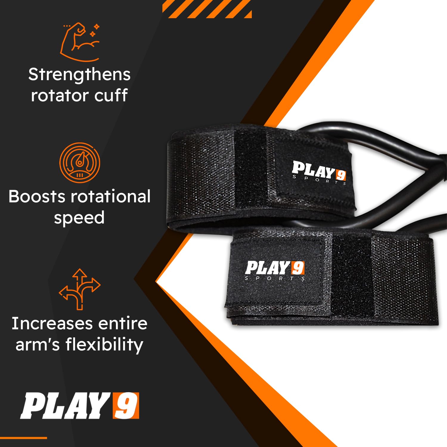 Play 9 Sports Resistance Exercise Bands Baseball Activation Elastic Training Athletes Equipment Bands