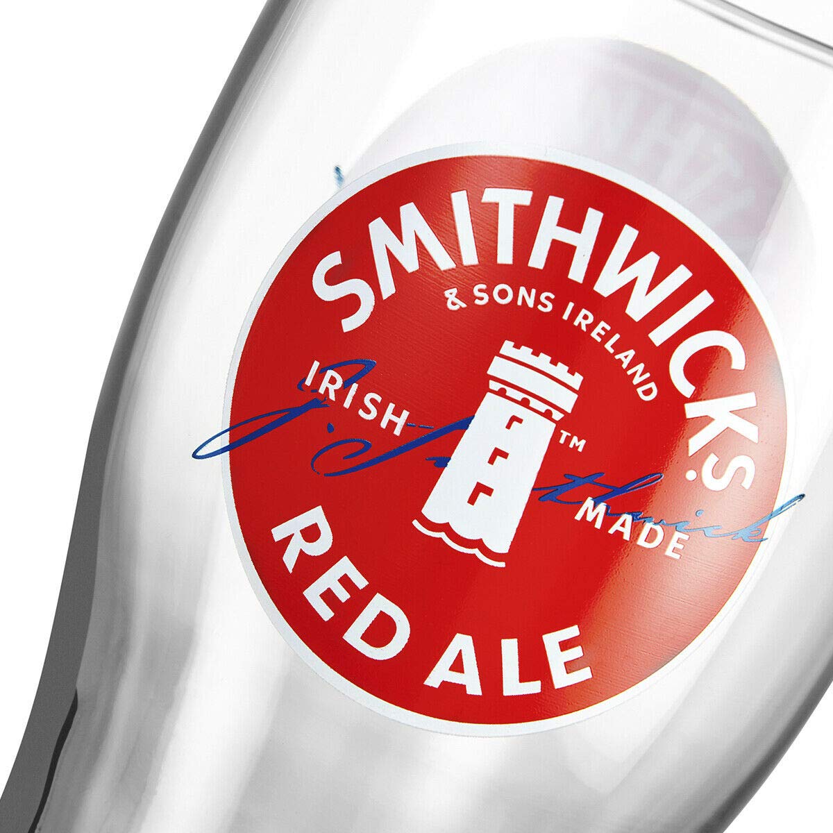 Smithwick's Irish Red Ale Signature Pub Glass Imperial 20oz Pint Glass