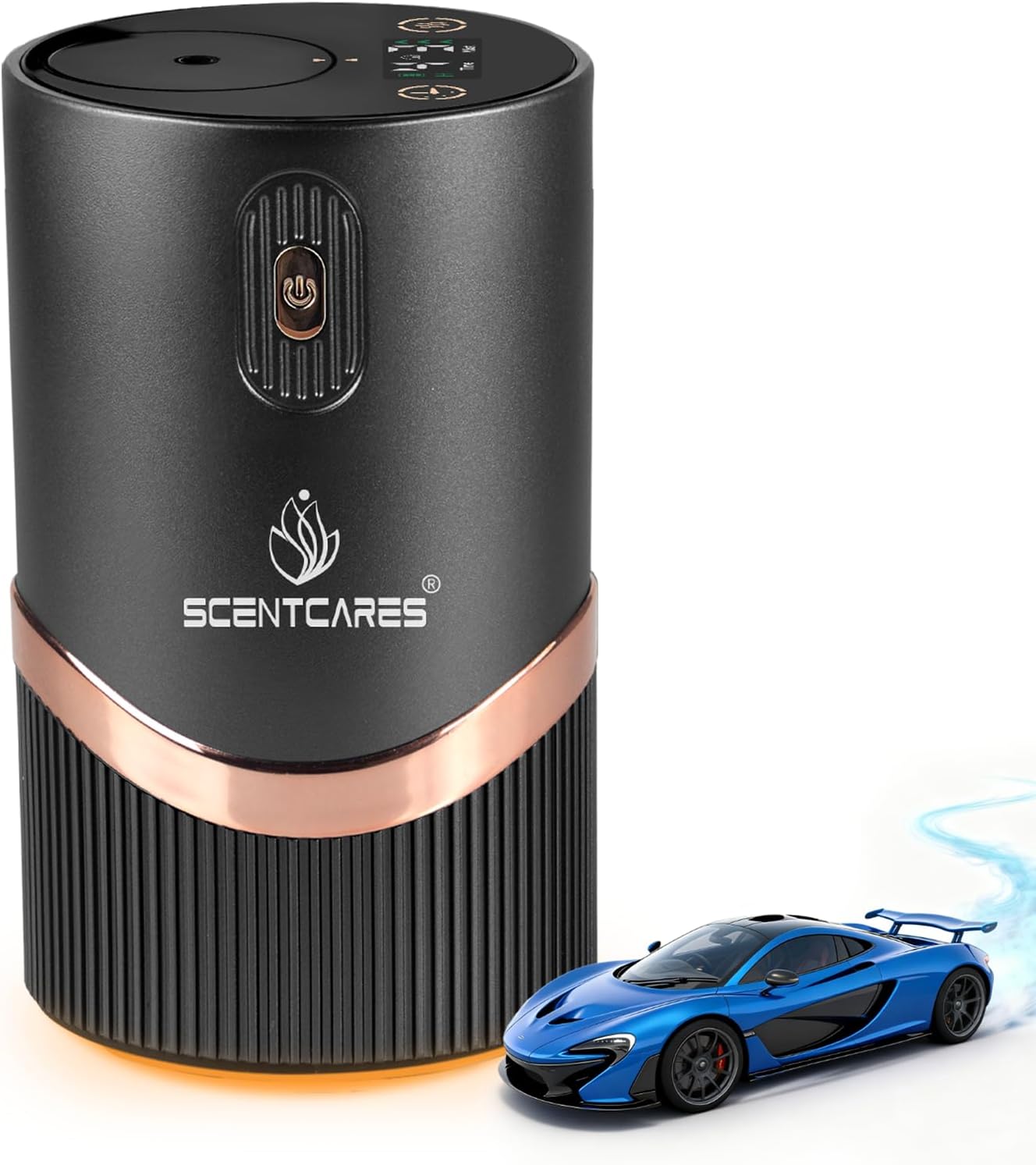 Scentcare Waterless Diffuser, Sentiment Diffuser with Warm LED, Automatic Power-Off, Multifunction 4 Cold Mist & Timer 1/2/4/6H