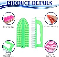 Vista 3 de Eaasty Paquete de 24 cepillos de limpieza para limpieza, agarre cómodo, cerdas rígidas, suministros de cepillo de limpieza, herramientas