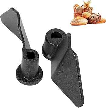 2Pcs Bread Maker Mixing Paddle, Stainless Steel Bread Blade for Cuisinart Bread Maker Machine, Bread Making Accessories for Kbs Bread Machine Paddle Replacement for Most Breadmaker Machine Fit