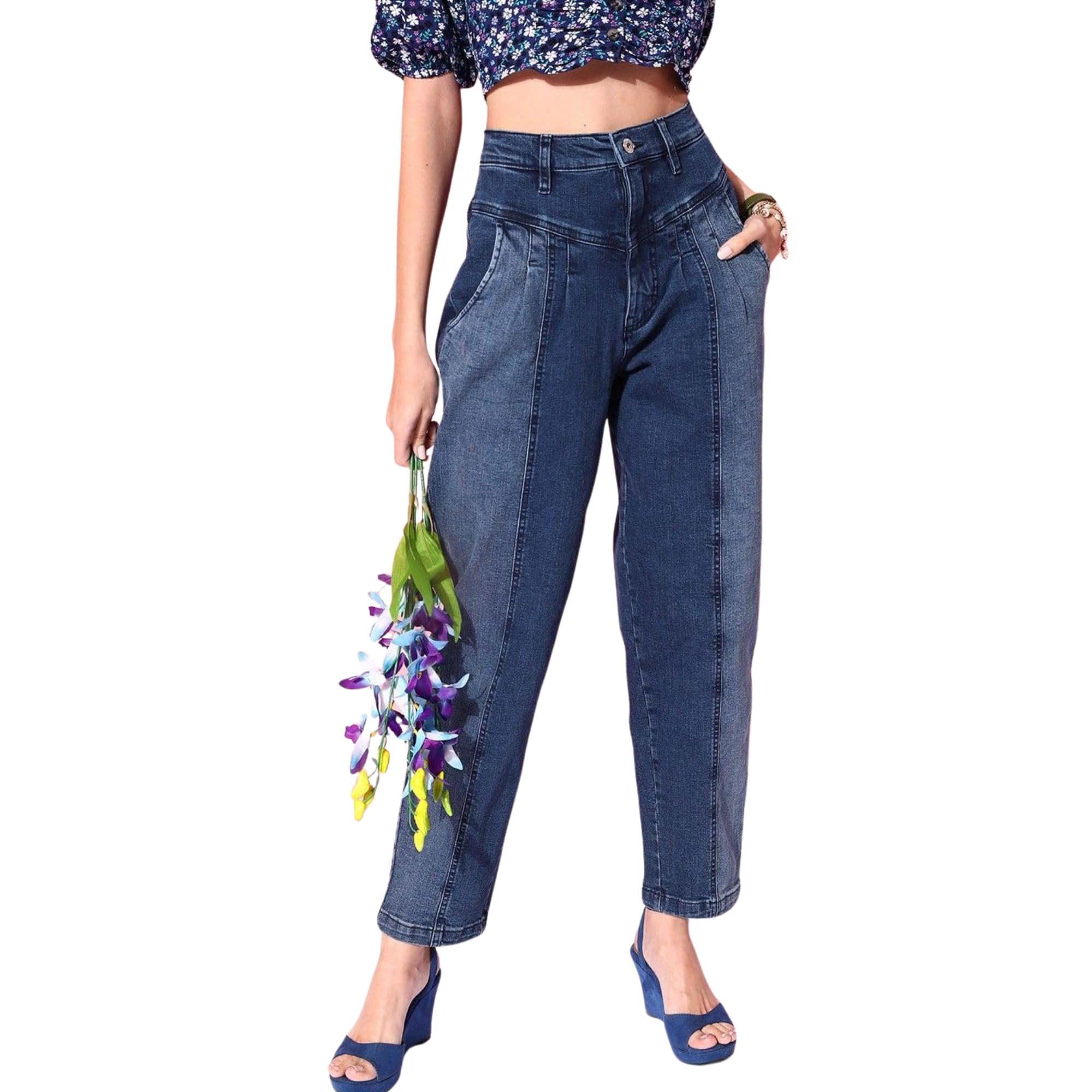 Boyfriend Women Blue Jeans | DNM00004163-image-45