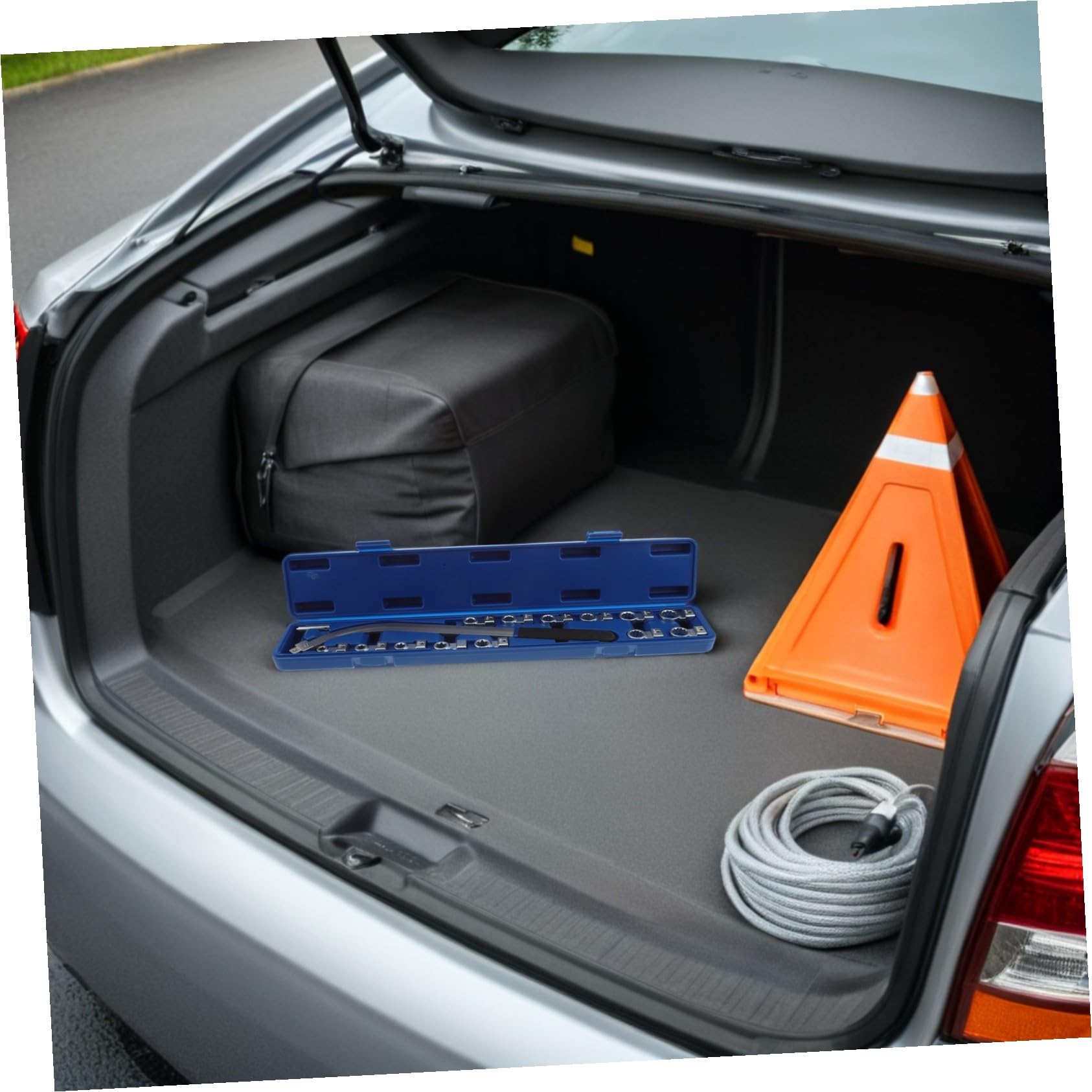 Outil de Démontage de Poulie 15 Pièces en Acier pour Moteur Automobile | Clé Auxiliaire pour Galet Tendeur avec Adaptateurs, Réglage Précis, Usage Atelier de Réparation Auto