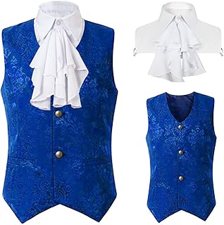 BGFIPAJG Halloween Costumes for Men Mens Halloween Medieval Vintage Costume Mid Length Punk Tuxedo Mens Scary Halloween Costumes Adult Mens Sexy Halloween Costumes Adult