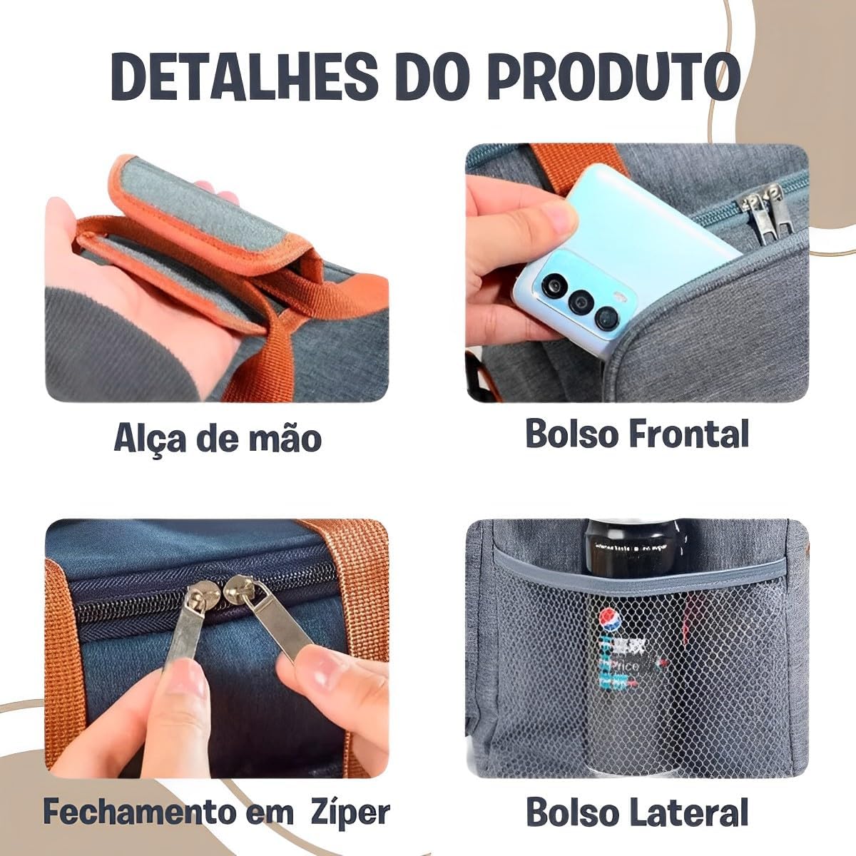 Bolsa Térmica Para Marmita Lancheira Escolar Trabalho Academia Fitness Masculina Feminina Com Alça Ajustável 12L (Preto) Bolsa Térmica Para Marmita Lancheira Escolar Trabalho Academia Fitness Masculina Feminina Com Alça Ajustável 12L (Preto)
