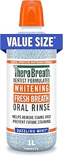 TheraBreath Whitening Mouthwash, Dazzling Mint, Dentist Formulated, 1 Liter Price In India