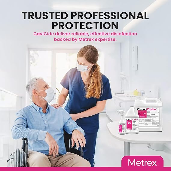 Metrex CaviCide Germicidal Surface Disinfectant Spray, 24 Oz Spray, 1 Count