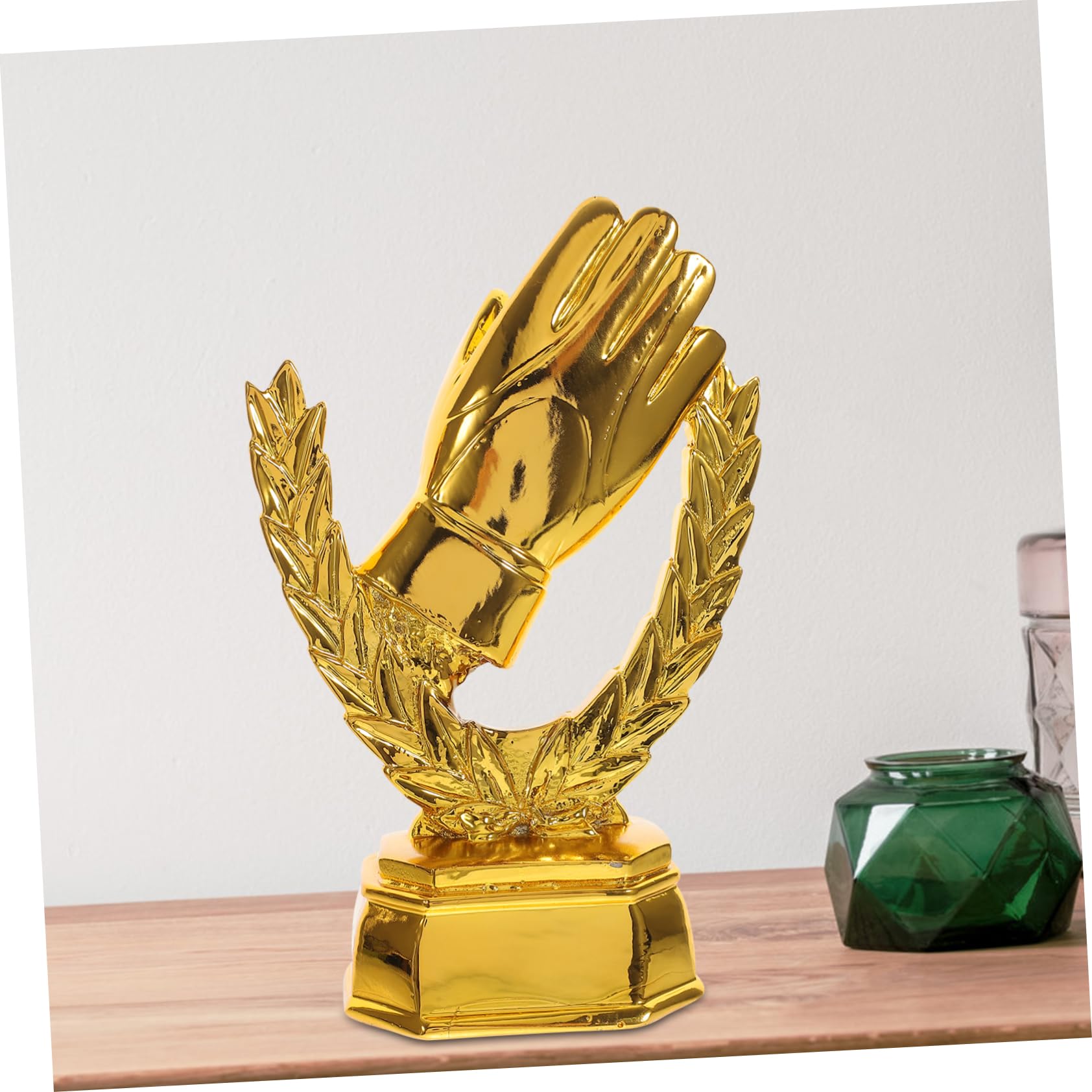 Toddmomy Coppa di Calcio Squisita Coppa per Portiere di Calcio in Decorazione Guanto da Scrivania