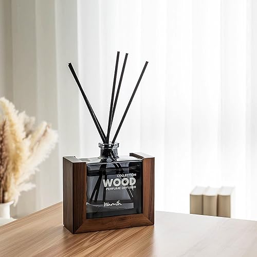 Miniatura 4 de Scent Décor Juego de difusor de varillas de lujo para el hogar, con varillas perfumadas y recarga de aceite esencial en botella de vidrio, marco de