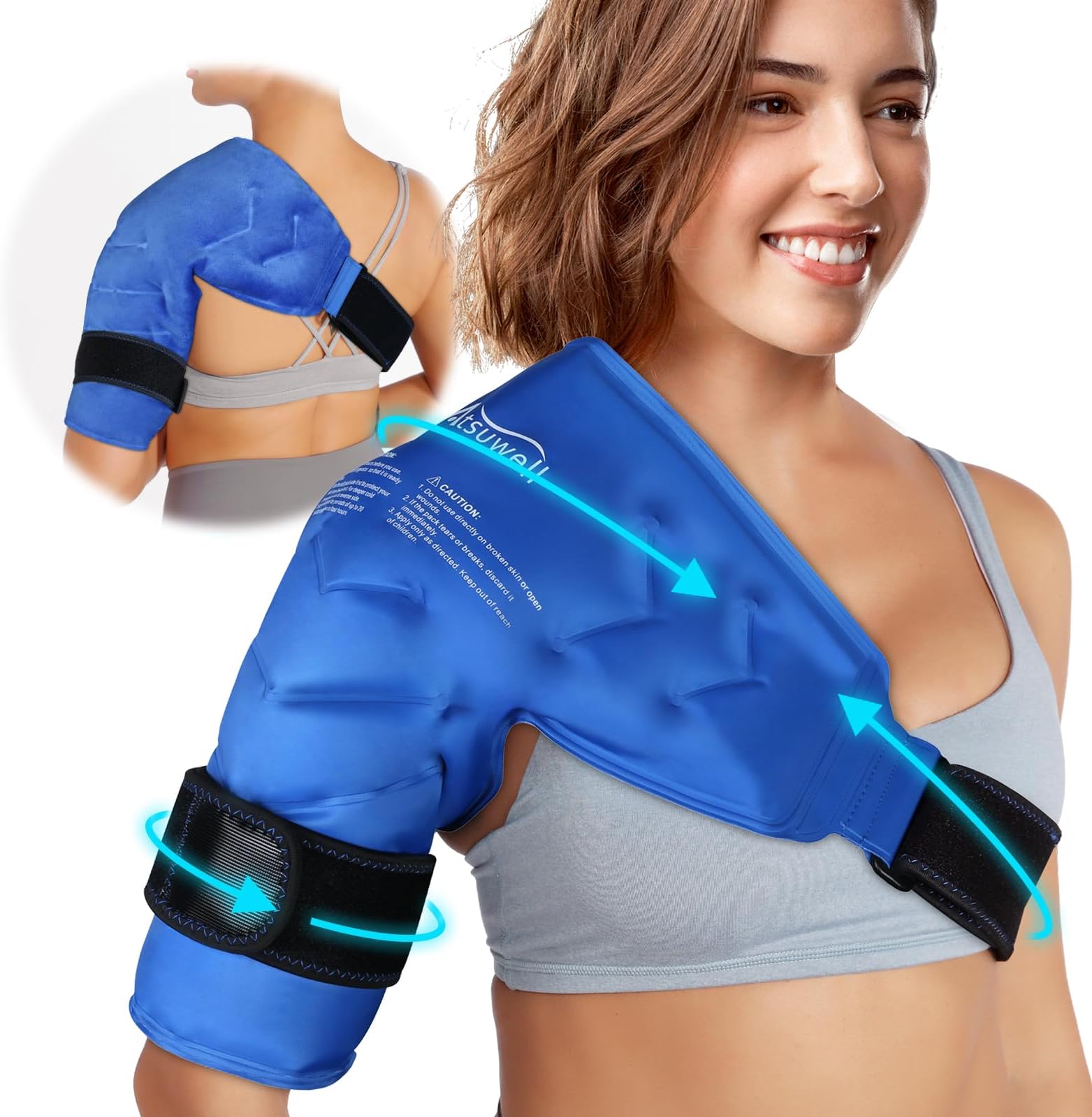 Atsuwell Shoulder Ice Pack Rotator Cuff Cold Therapy
