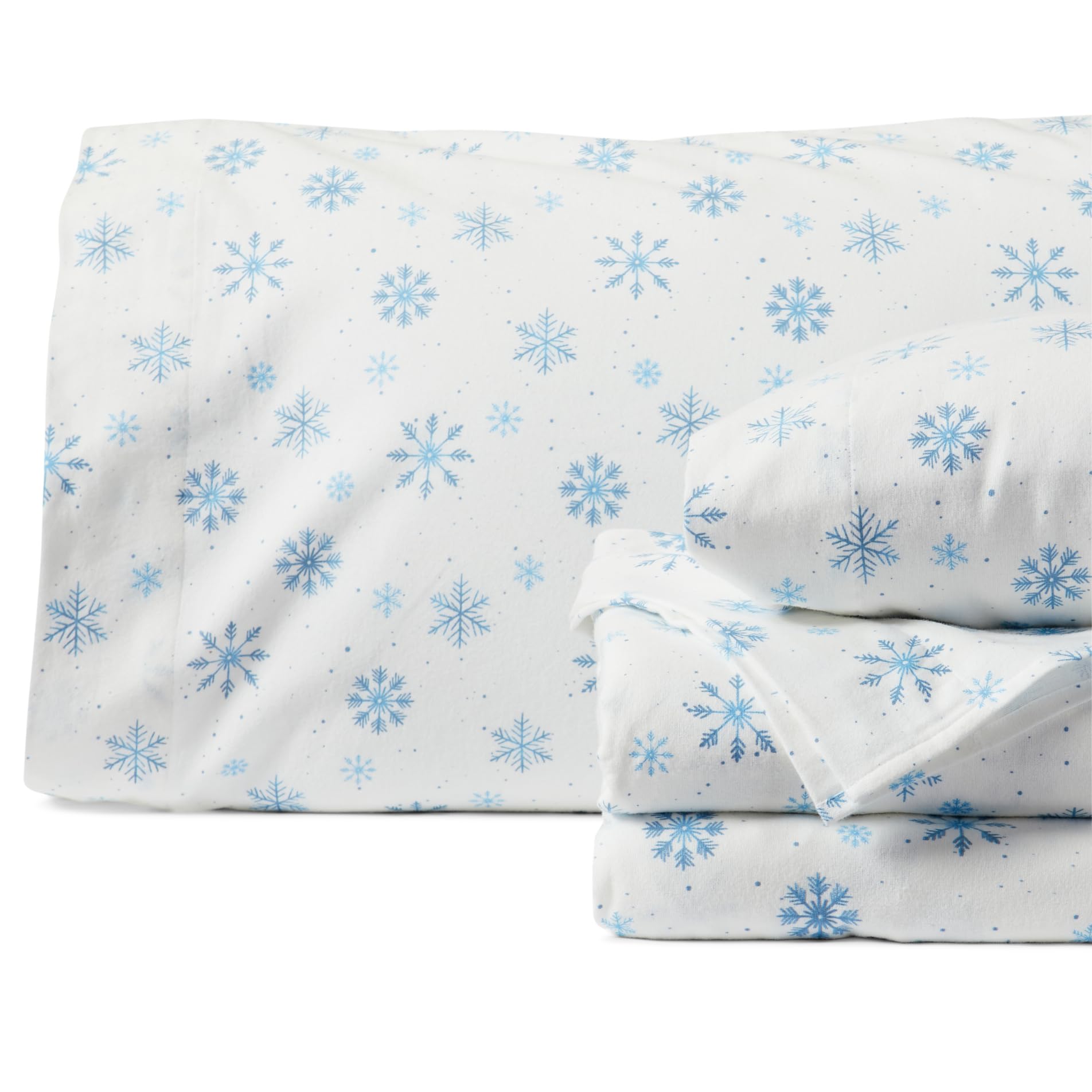 Springtree Home Luxury Portuguese Flannel Sheets | Queen Size Flannel Sheets | 100% Cotton | Ultra-Soft, Warm & Breathable Sheet Set | Deep Pocket,