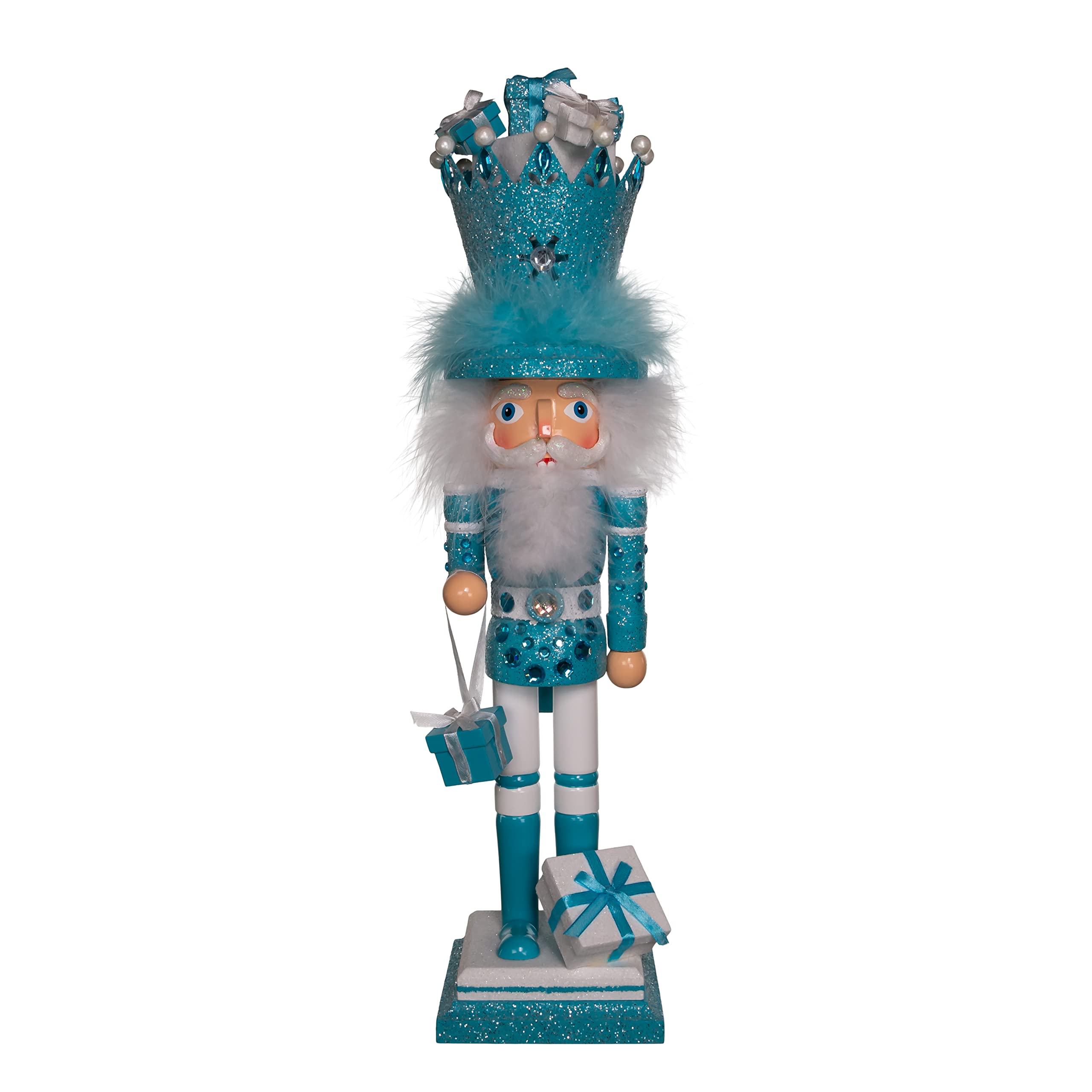 Casse-Noisette Soldat Hollywood bleu Kurt Adler 45cm idée cadeau Noël collection