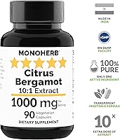 Vista 3 de MONOHERB Citrus Bergamot Extract 1000 mg - 90 Vegetarian Capsules