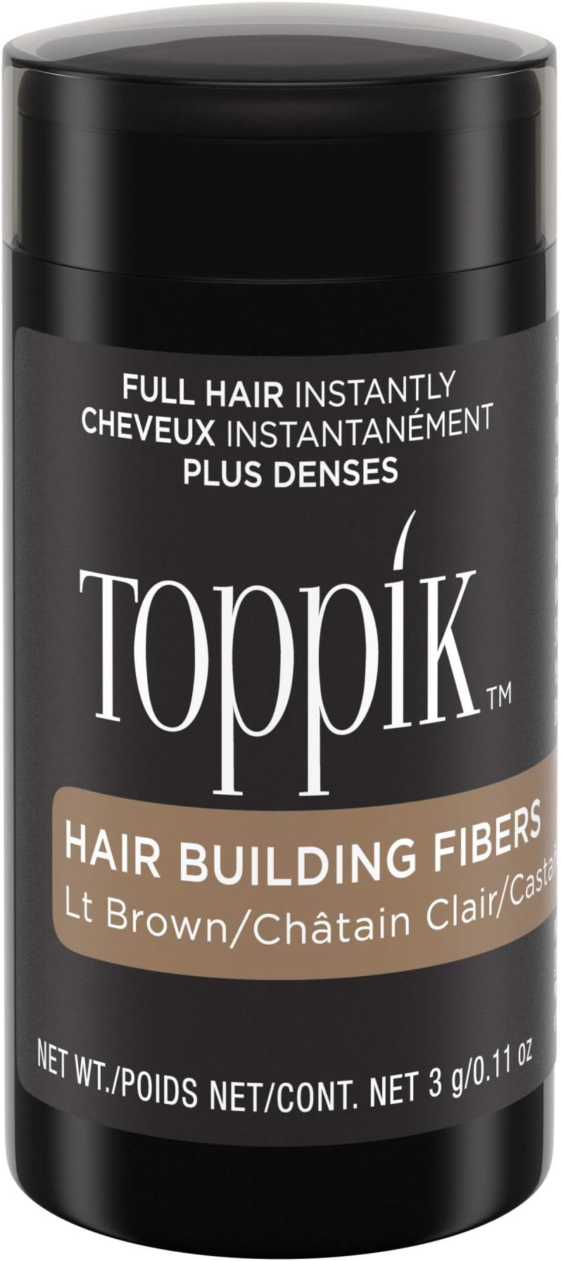 Toppik Hair Building Fibers, Fill In Fine or Thinning Hair Instantly Thicker, Fuller Looking Hair 9 Shades,4 size options