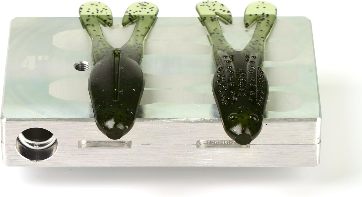 Soft Plastiс Fishing Lure Making Injection Mold Zoom Horny Toad 4'' Two Cavity (CNC Aluminium) - Image 4