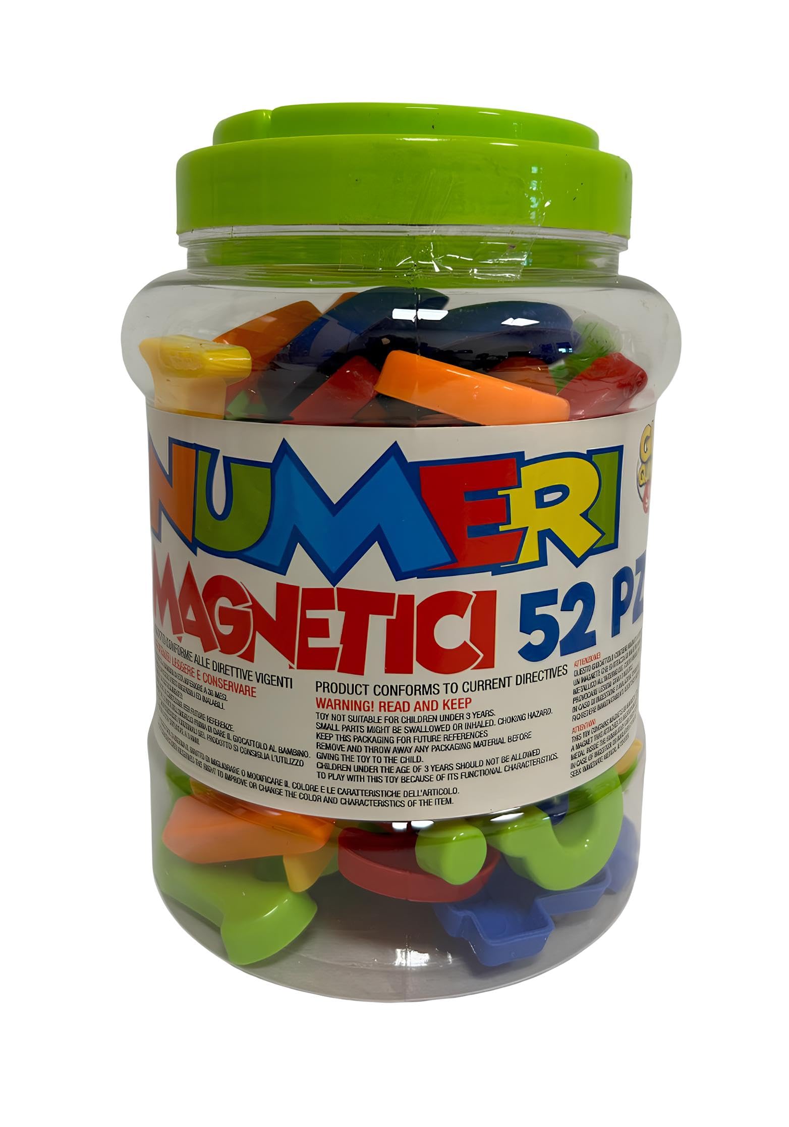 Lettere e Numeri Magnetici Misura Grande 5 cm Giocattoli Educativi Numeri Magnetici Lettere Magnetiche per Bambini 52 Pezzi Ragazzi Adulti Alfabeto Numeri Lettere Simboli Matematici (NUMERI 52PZ)
