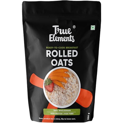 True Elements Rolled Oats 500g