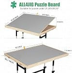 ALL4JIG 1500 Piece Jigsaw Puzzle Table with Legs, 25.2"x34.25" Adjustable Puzzle Board for Adults – 4 Drawers & Cover, for Diamond Painting, Fuse Beads, and More, Birthday Gift for Mom