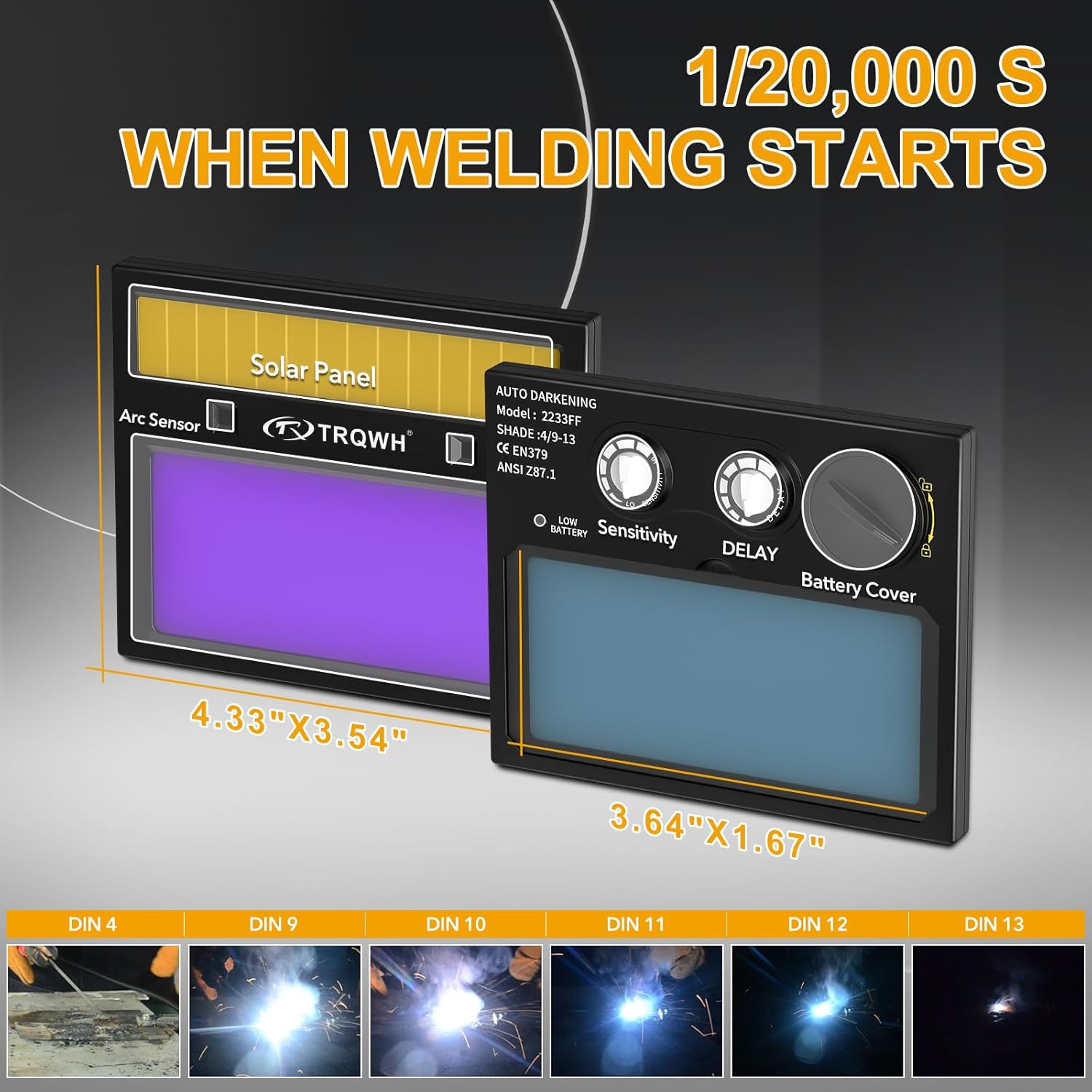 A Detailed Look at the TRQWH KTS-HD104 Auto-Darkening Welding Hood