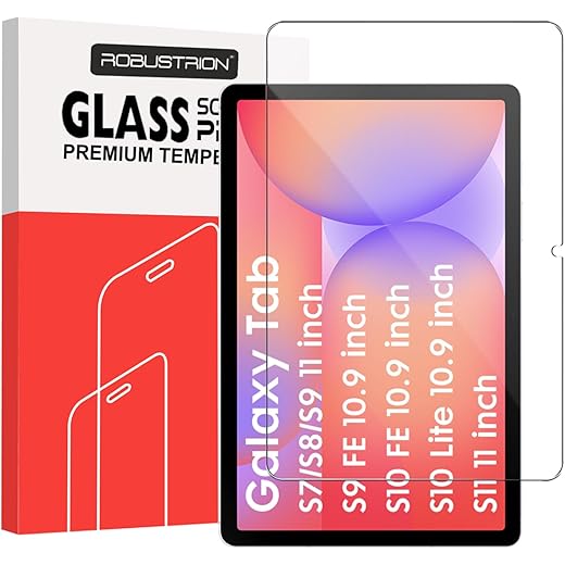 Robustrion Tempered Glass Screen Protector - Pack of 1