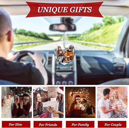 Miniatura 4 de YRH - Ambientadores personalizados de doble cara con olor personalizado con imagen para automóvil armario baño adornos colgantes