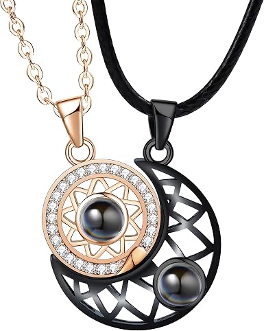 UNIQULAR Magnetic Couple Necklace for 