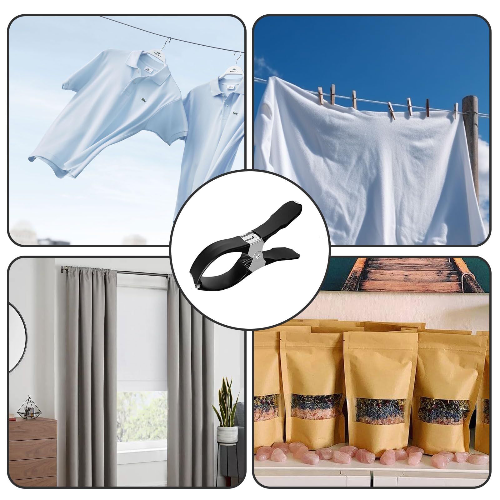 20 abrazaderas de invernadero de acero inoxidable para jardín, pinzas para plantas, pinzas para la ropa, láminas de invernadero, clips para sujetar abrazaderas de tubos, red de invernadero