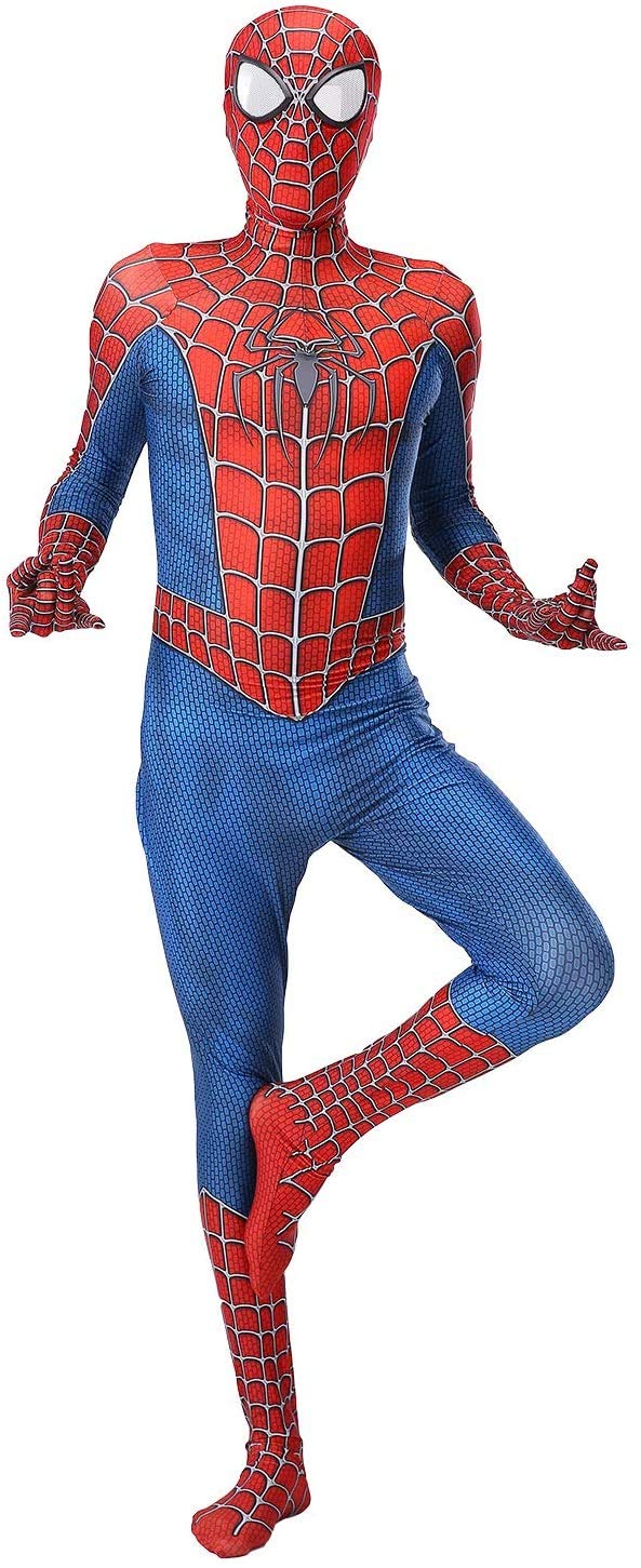 KaKille Peter Parker Spiderman Costume Halloween Carnival Cosplay ...
